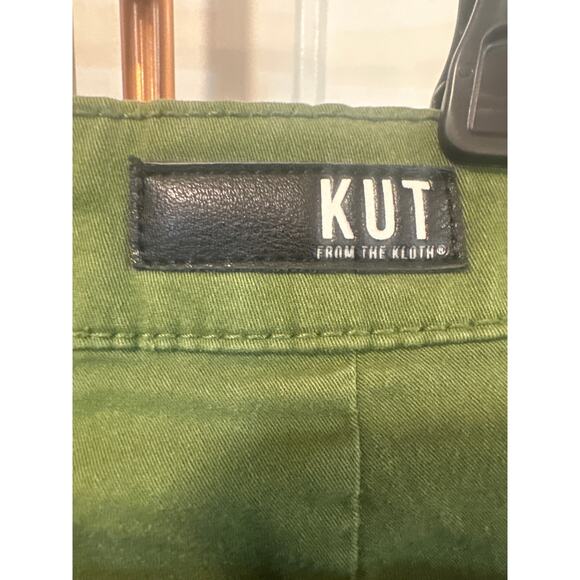 Kut from the cloth Janice Green short size 8 cotton spandex casual women’s - Picture 4 of 6